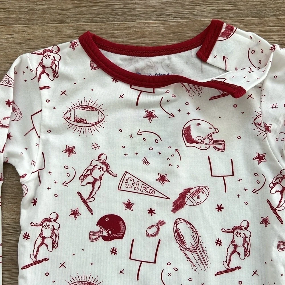 Magnetic Me Toddler Pajama Set Modal 5T Football